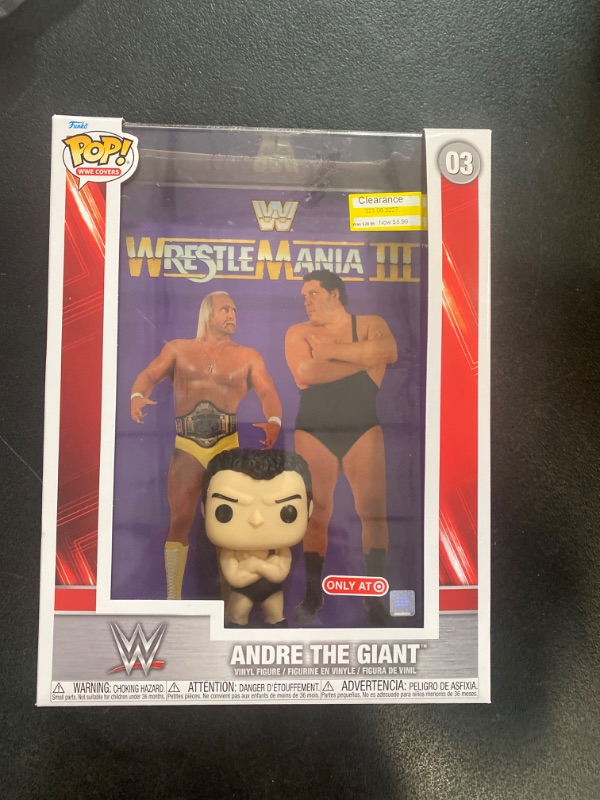 Photo 2 of Funko POP! WWE Cover: Hulk vs Andre - Andre The Giant Vinyl Figure