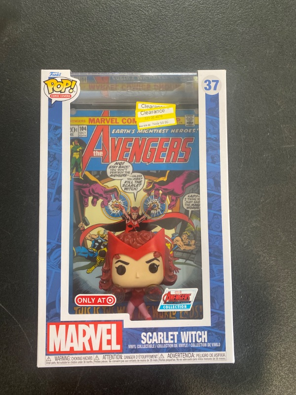 Photo 2 of Funko POP! Comic Cover: Marvel Avengers 104 - Scarlet Witch Vinyl Collectible (Target Exclusive)