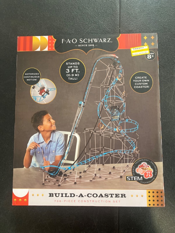 Photo 2 of FAO Schwarz Build-A-Coaster Construction Set - 736pc