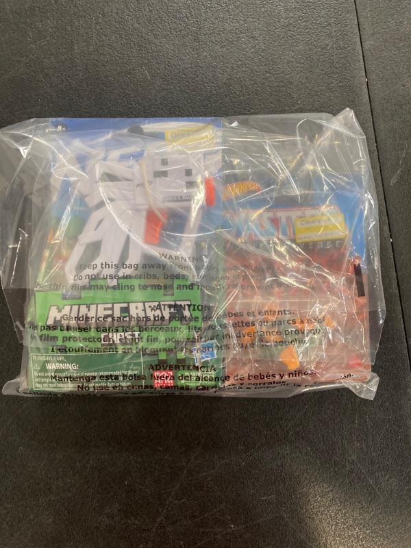 Photo 4 of 2 Piece Lot- NERF MicroShots Minecraft Ghast Mini Blaster, Includes 2 Official Elite Darts, Christmas Stocking Stuffers, Minecraft Ghast Mob Design / Hw Motu Wind Raider

