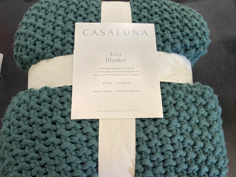 Photo 2 of Chunky Knit Bed Blanket - Casaluna™