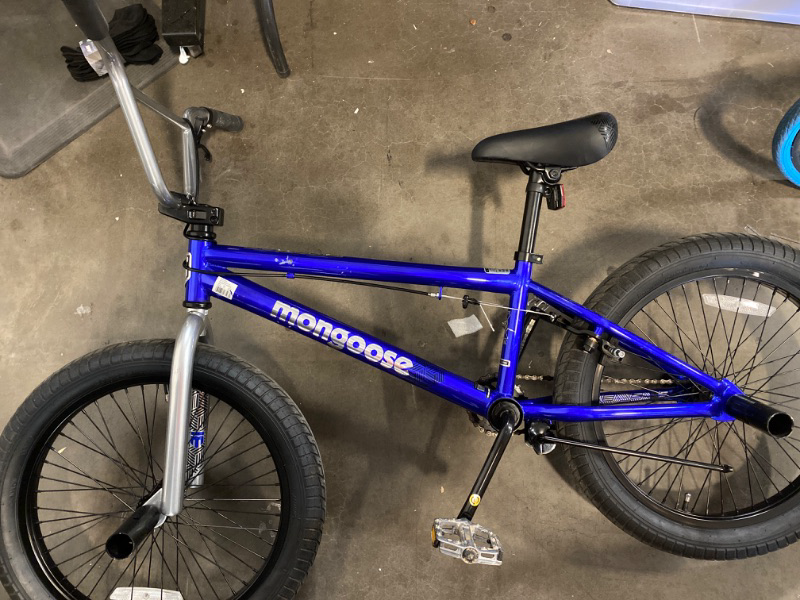 Photo 2 of Mongoose Index 2.0 20'' Kids' BMX Freestyle Bike - Blue