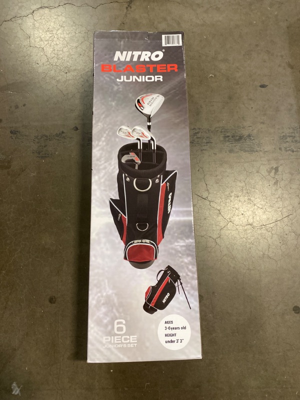 Photo 2 of Nitro Golf Blaster Junior's 6pc Golf Set - Black/Red