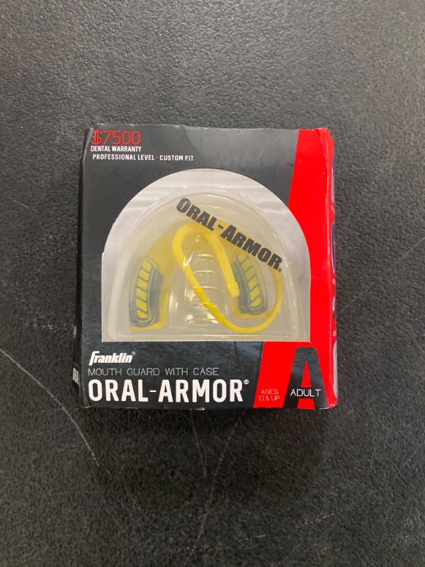 Photo 2 of Franklin Oral-Armor Mouth Guard Professional Level Custom Fit Protection NIB