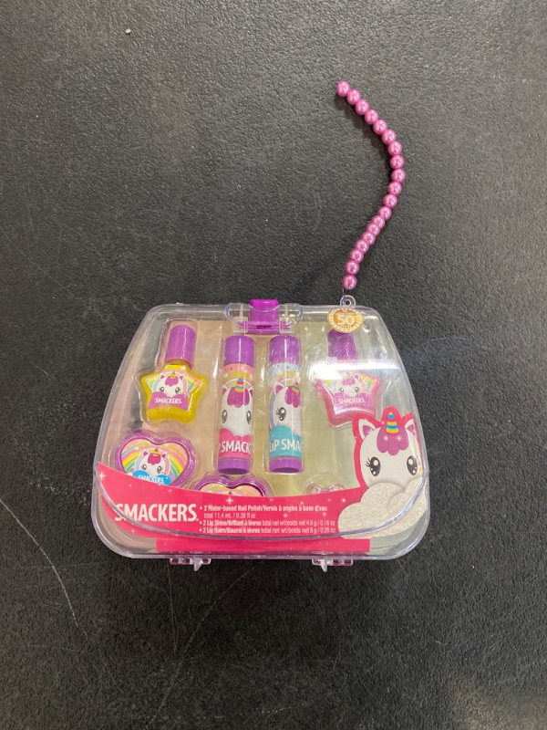 Photo 2 of Lip Smacker Smackers 7 Piece Unicorn Tote Bag