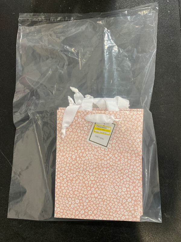 Photo 2 of 6 Small Rose Gift Bag Floral White/Light Orange - Sugar Paper™