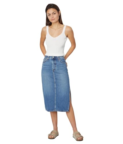 Photo 1 of Levi's Women's Side Slit Skirt, (New) Artist Divided 31