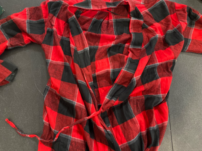 Photo 2 of Women's Flannel Robe - Stars Above™ Red M/L