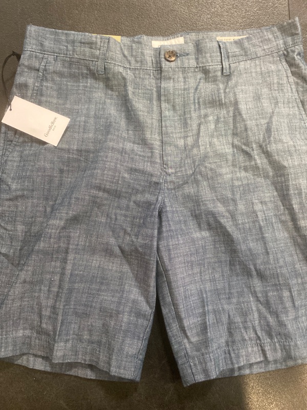 Photo 2 of Goodfellow & Co Men's Every Wear 9" Slim Fit Flat Front Chino Shorts - 32 Regular Chambray Blue