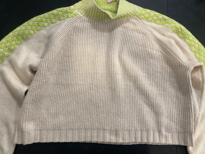 Photo 2 of Women's Mock Turtleneck Boxy Pullover Sweater - Wild Fable™ Off-White XL