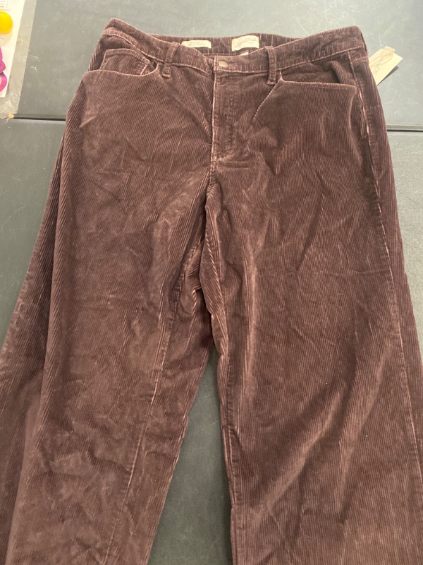 Photo 2 of Women's High-Rise Corduroy Wide Leg Jeans - Universal Thread™ Brown 17