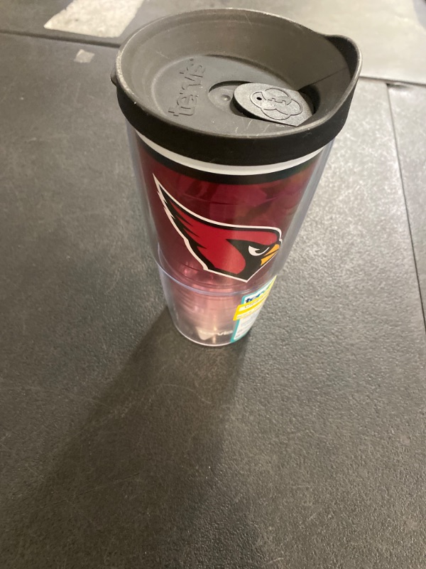 Photo 2 of Tervis NFL Arizona Cardinals-Forever Fan Insulated Tumbler, 24oz, Classic 24oz Classic