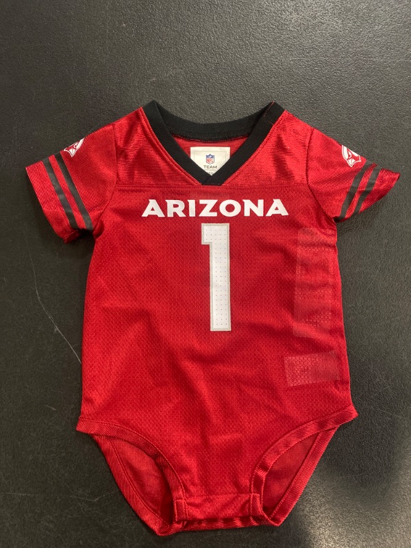 Photo 2 of Outerstuff NFL Newborn Infants Team Color Name and Number Home Player Creeper Bodysuit Jersey