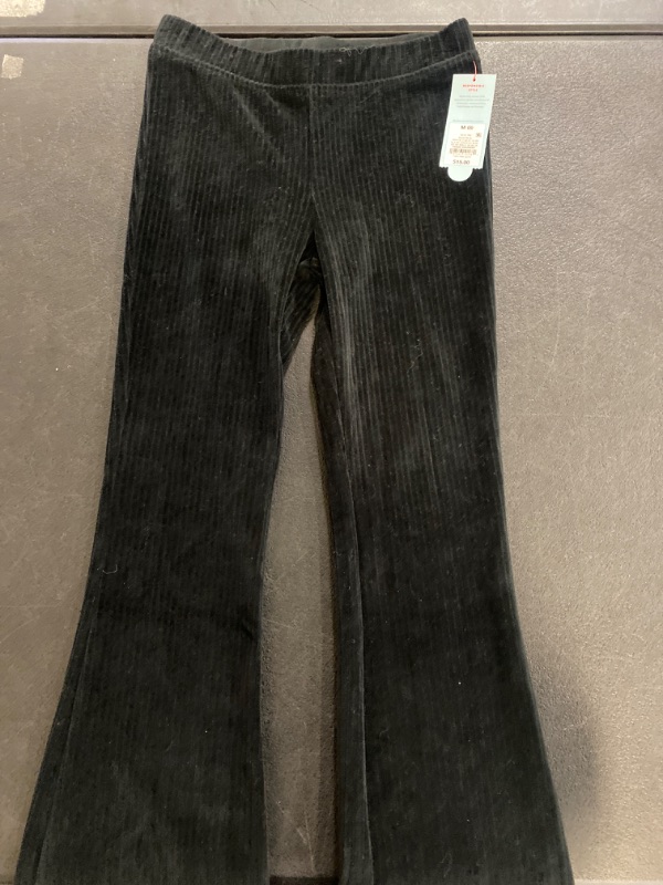 Photo 2 of Girls' Cozy Ribbed Velour Flare Pants - Cat & Jack™ Black M