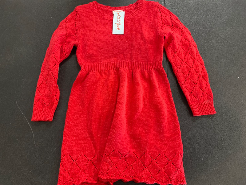 Photo 2 of Toddler Girls' Crewneck Sweater Dress - Cat & Jack™ / Size 5T