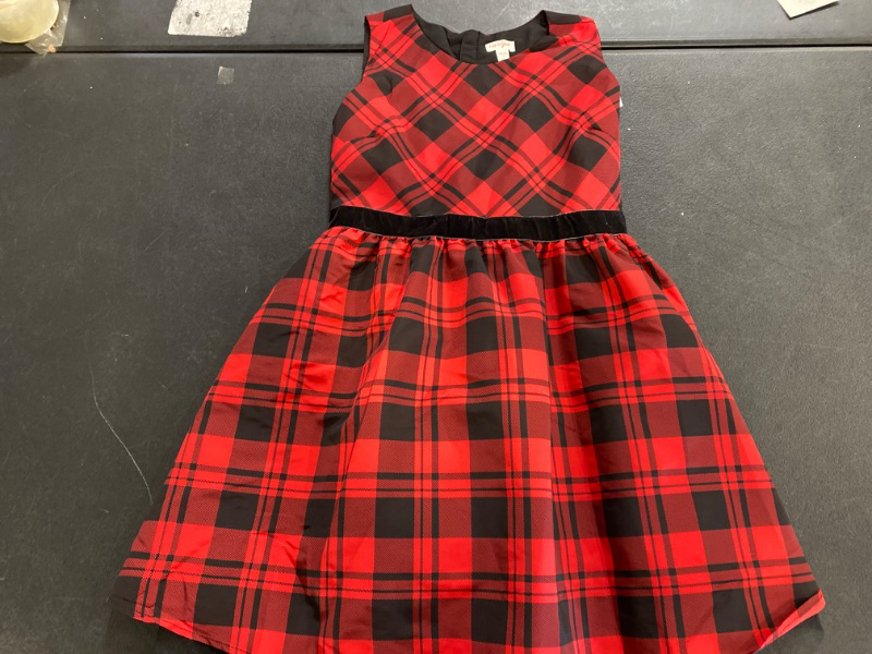Photo 2 of Girls' Sleeveless Plaid Dress - Cat & Jack™ Red XL