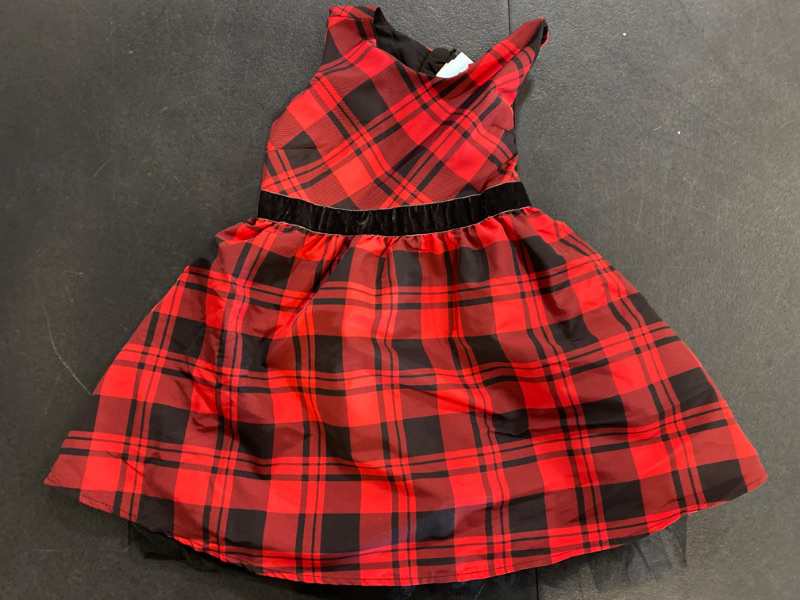 Photo 2 of Girls' Sleeveless Plaid Dress - Cat & Jack™ Red S