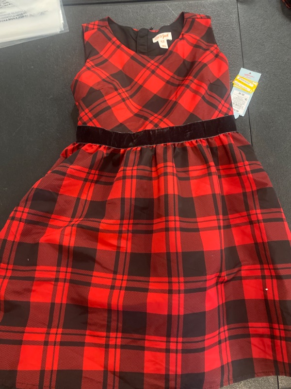 Photo 2 of Girls' Sleeveless Plaid Dress - Cat & Jack™ Red M