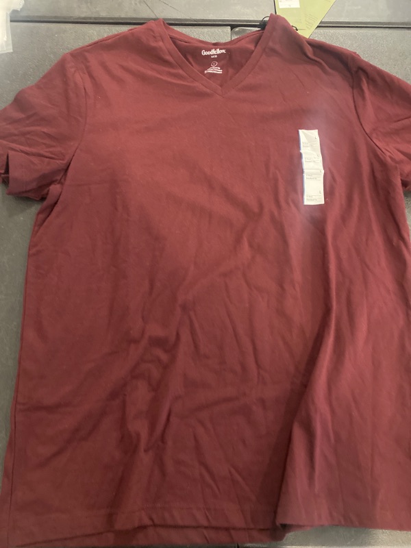 Photo 2 of Men's Every Wear Short Sleeve V-Neck T-Shirt - Goodfellow & Co™ Pom Mystery L