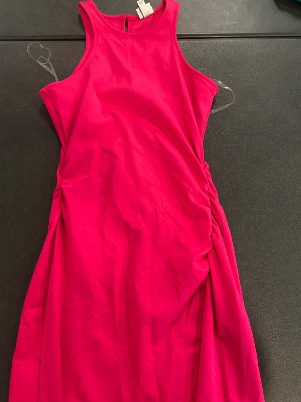 Photo 2 of Women's Sleeveless Ponte Racerback MIDI Dress - a New Day™ Pink XS