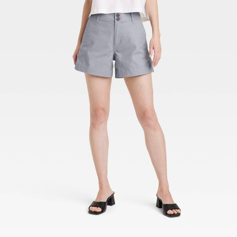 Photo 1 of Size 6 Women's High-Rise Everyday Shorts - a New Day™ Gray 
