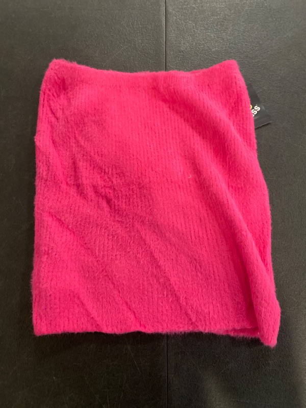 Photo 2 of Girls' Fuzzy Ribbed Sweater Skirt - Art Class™ Pink XL