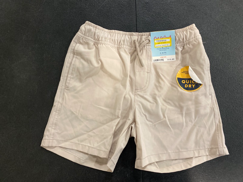 Photo 2 of Boys' Relaxed Quick Dry 'Above the Knee' Pull-on Shorts - Cat & Jack™ Beige S