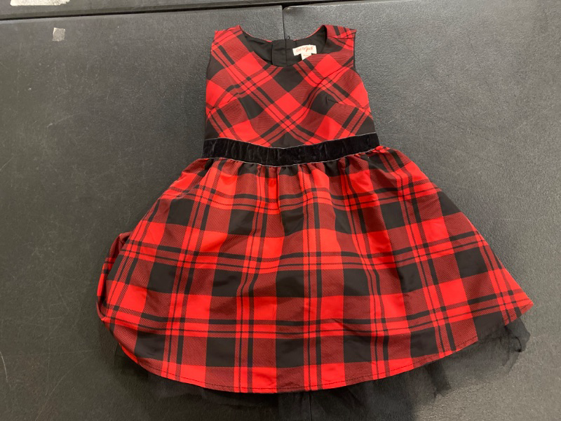 Photo 2 of NEW Girl’s Cat & Jack Buffalo Plaid Print All Occasions Dress size XS