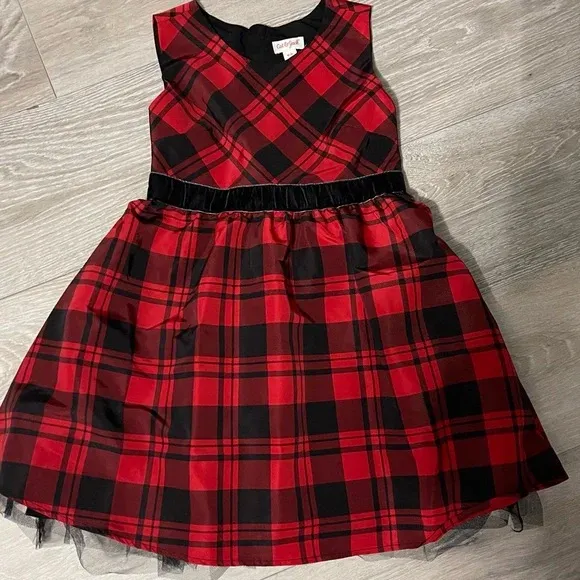 Photo 1 of NEW Girl’s Cat & Jack Buffalo Plaid Print All Occasions Dress size XS
