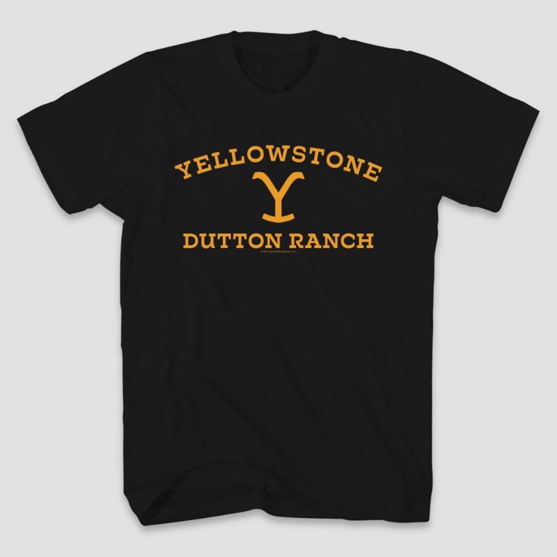 Photo 1 of Men's Yellowstone Logo Short Sleeve Graphic T-Shirt - Black S