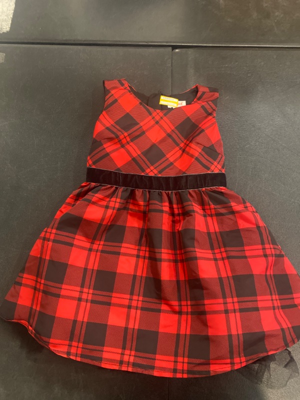 Photo 2 of NEW Girl’s Cat & Jack Buffalo Plaid Print All Occasions Dress size XS