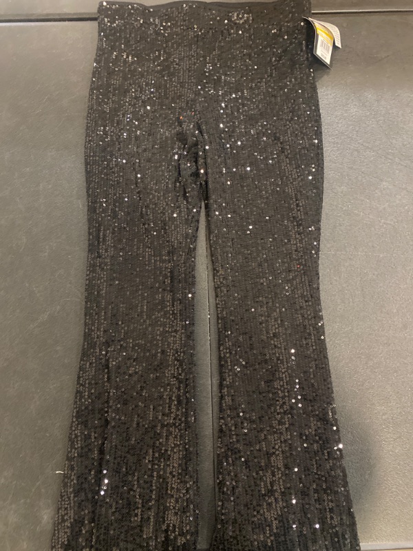 Photo 2 of irls' Sequin Flare Pants - Art Class™ Black L