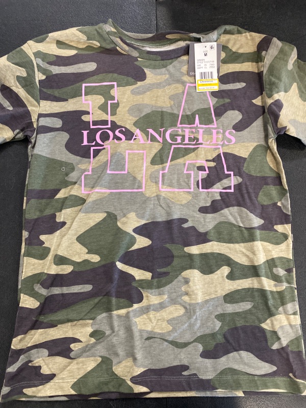 Photo 1 of (M) Camo short sleeve with Los Angeles Logo