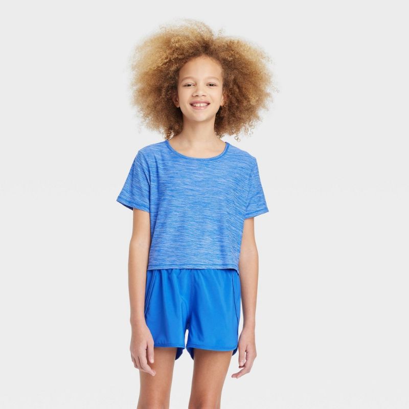 Photo 1 of Girls' Studio T-Shirt - All in Motion™ Blue S