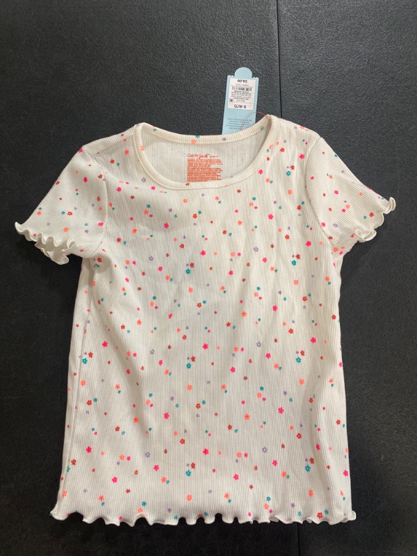 Photo 2 of S 6/7 Girls' Short Sleeve Rib T-Shirt - Cat & Jack™