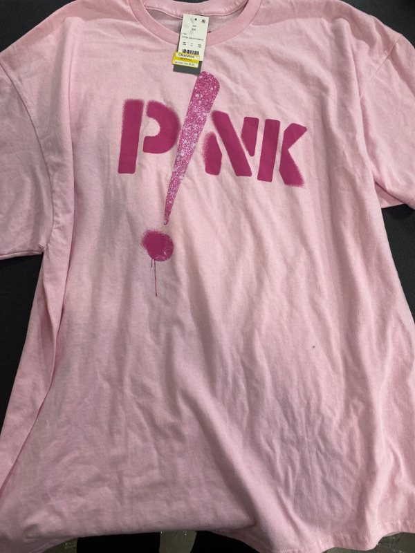 Photo 2 of Women's Pink! Graphic Short Sleeve T-Shirt - Pink XXL