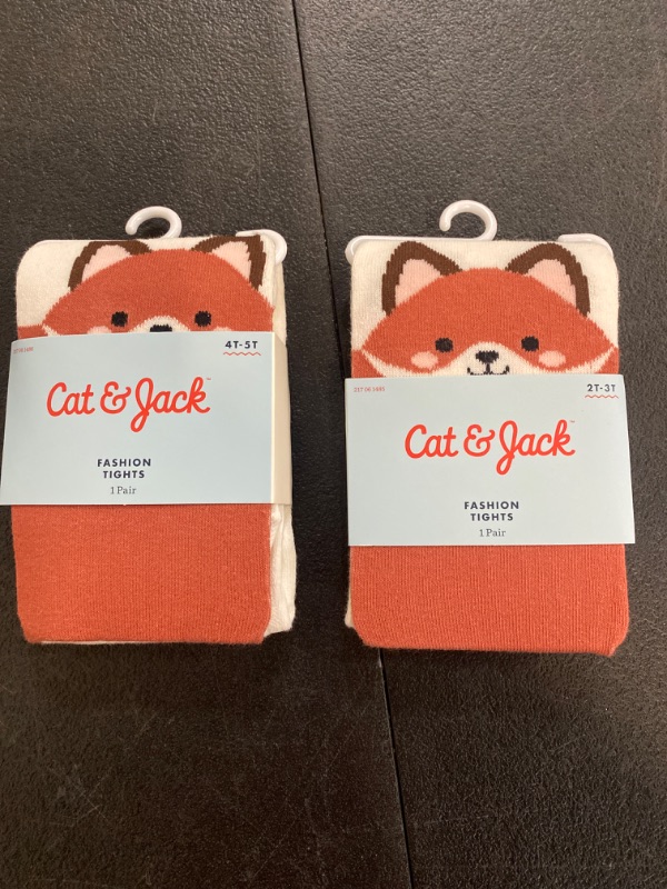 Photo 2 of Toddler Girls' Tights - Cat & Jack™ Off-White 4T-5T