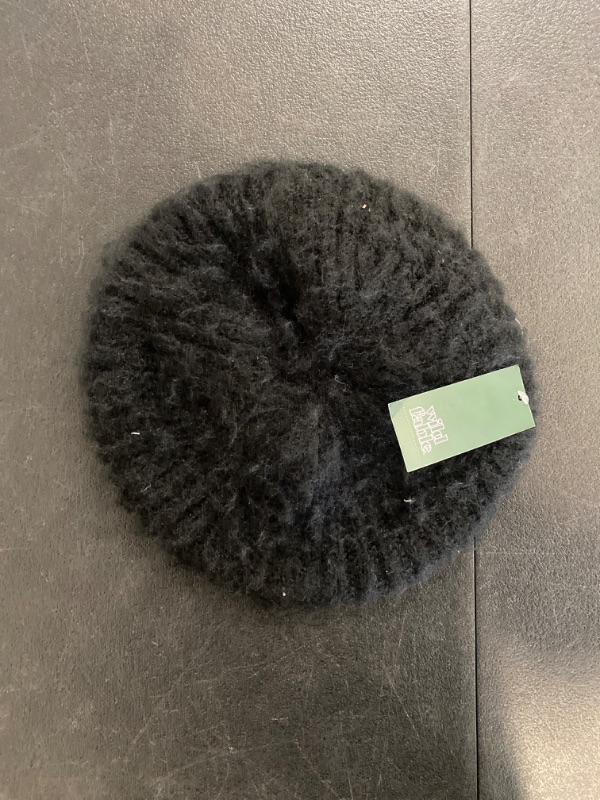 Photo 2 of Brushed Beret Hat - Wild Fable™ Black / 