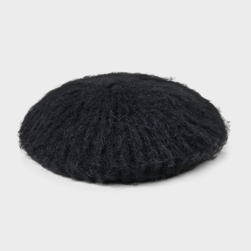 Photo 1 of Brushed Beret Hat - Wild Fable™ Black / 