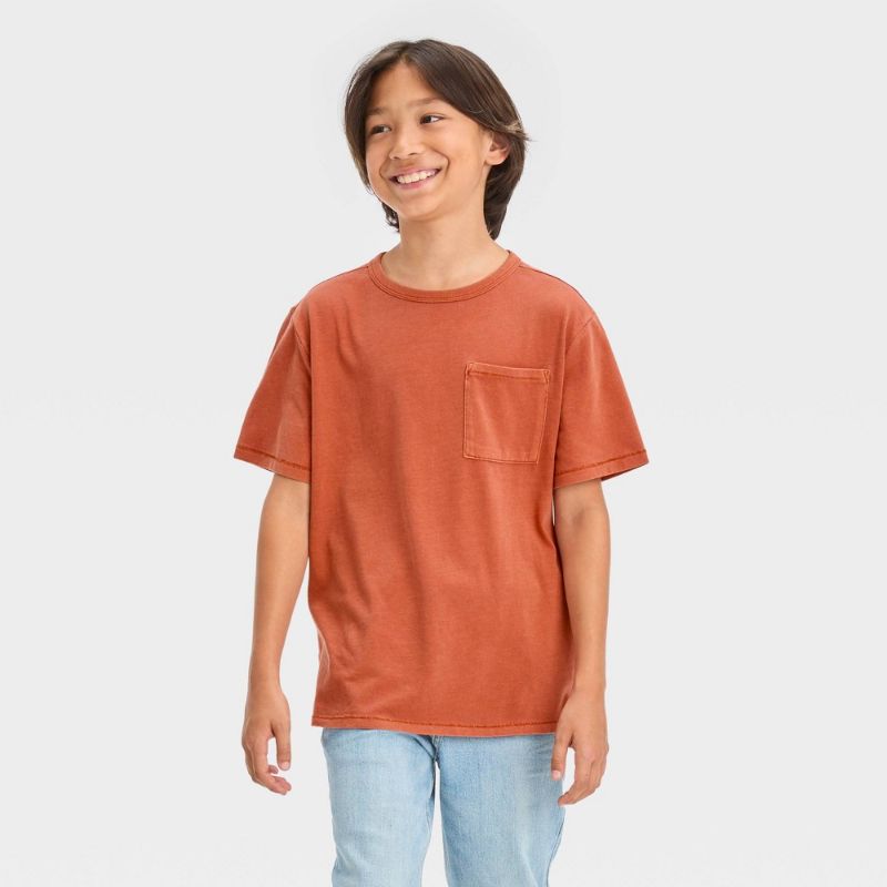 Photo 1 of Boys' Short Sleeve Pocket T-Shirt - Art Class™ Red XXL