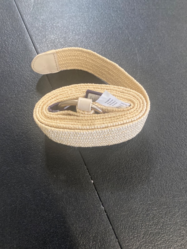 Photo 2 of Women's Woven Belt - Ava & Viv™ Beige 3X-4X