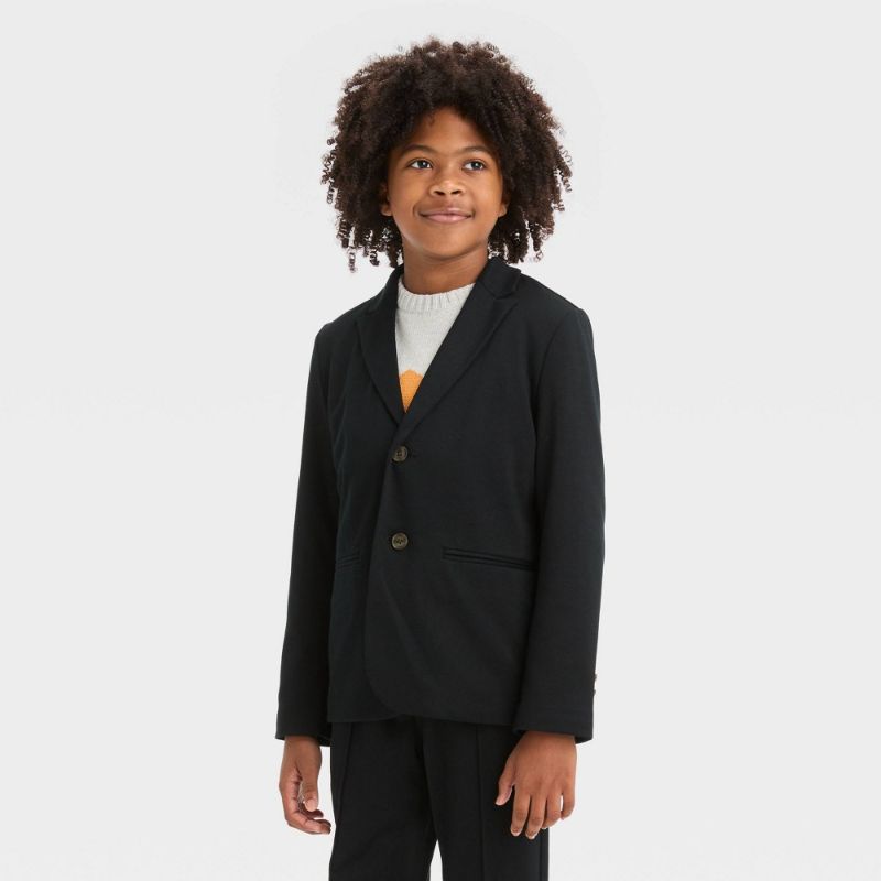 Photo 1 of Boys' Knit Blazer - Cat & Jack™ Black 8