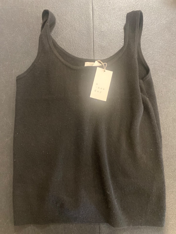 Photo 2 of Women's Scoop Neck Sweater Tank Top - a New Day™ Black L