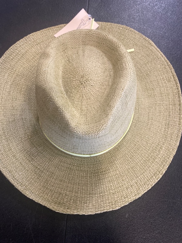 Photo 2 of Ombre Paper Straw Panama Hat - Universal Thread™ Green S/M hi