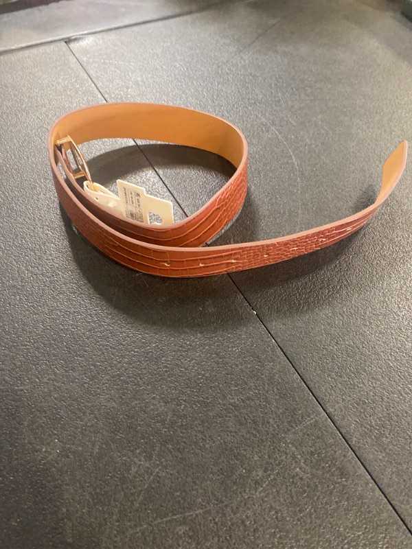 Photo 2 of Women's Square Buckle Belt - a New Day™ Brown S
