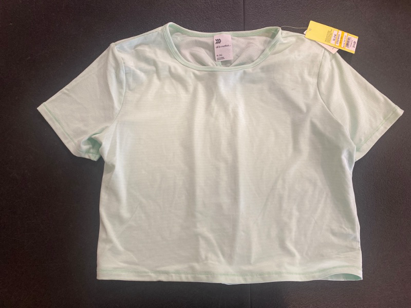 Photo 2 of Girls' Studio T-Shirt - All in Motion™ Mint Green XL