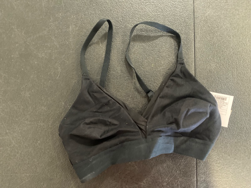 Photo 2 of Women's So Soft Unlined Triangle Bralette - Auden™ Black XS