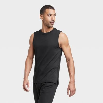 Photo 1 of Men's Sleeveless Performance T-Shirt - All in Motion™ Onyx Black XXL