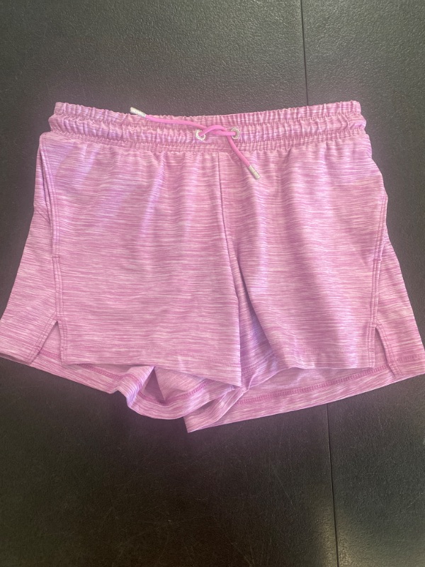 Photo 2 of Girls' Soft Gym Shorts - All in Motion™ Purple L