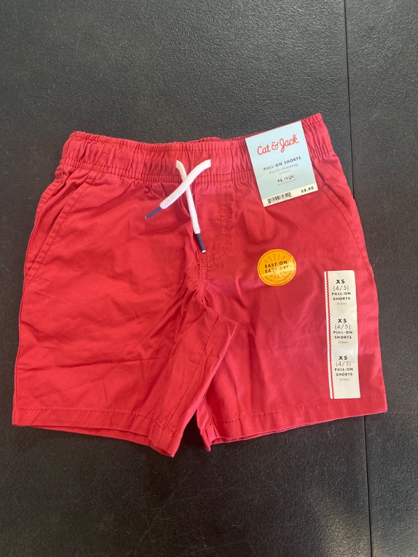 Photo 2 of Boys' Woven Pull-on Shorts - Cat & Jack™ Red XS